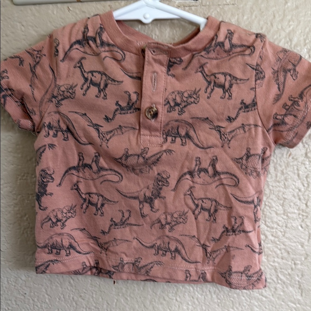 Dinosaur Print Kids Shirts